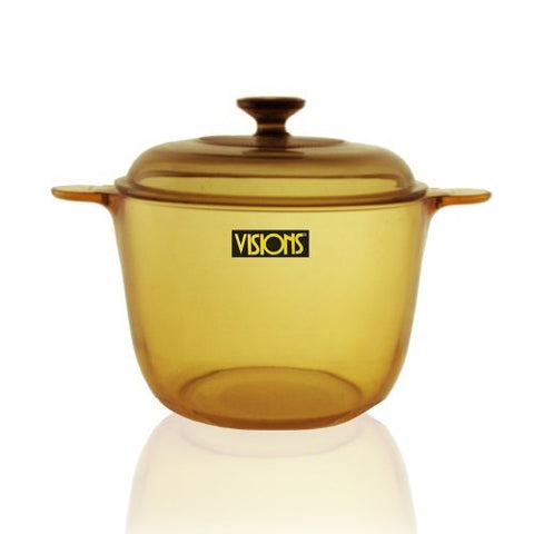 VISIONS 3.8 Litre Pyroceram Flair Cookpot with Glass Cover