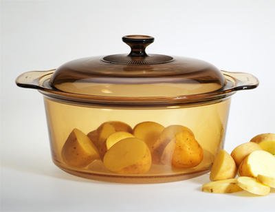 VISIONS 5L Pyroceram Round Dutch Oven With Lid (VSD 5)